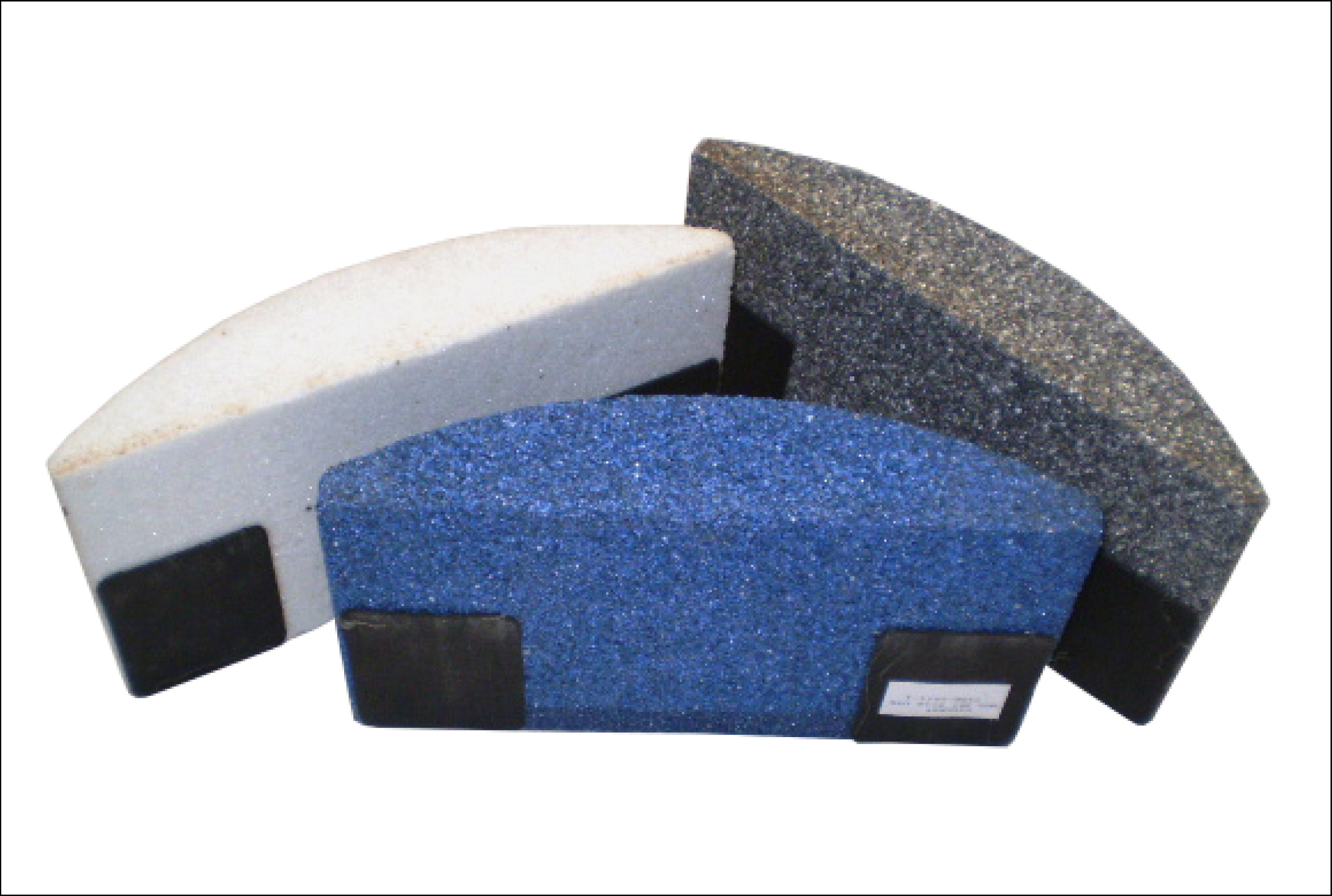 Master abrasive segments for rotary surface grinding